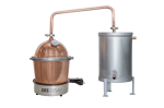 DES Illóolaj lepárló/desztilláló 10 L elektromos fűtéssel