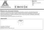 Elektróda E Mn 14 Cr 4 2.50 mm