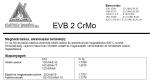 Elektróda bázikus EVB 2 CRMO 2.5 mm