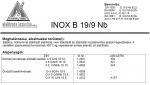 Elektróda INOX B 19/9 NB 4.00 mm