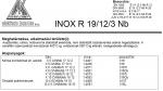 Elektróda INOX R 19/12/3 NB 2.50 mm