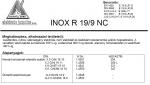 Elektróda INOX R 19/9 NC 4.0 mm