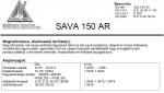 Elektroda SAVA 150 AR 5.00 mm