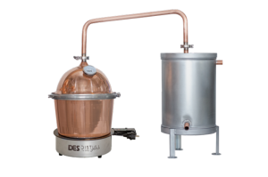 DES Illóolaj lepárló/desztilláló 10 L elektromos fűtéssel