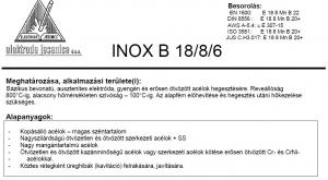Elektróda INOX B 18/8/6 2.5 mm