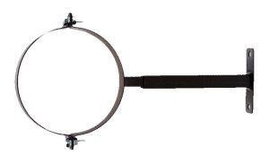 Fekete csőbilincs 130mm