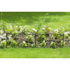 Fém ágyásszegély, festett 0,4x1m Barna Classic Metal Border