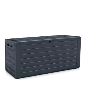 Kerti tároló láda műanyag Woodbox 280L antracit
