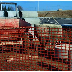 Narancssárga védőháló 1x50m, szem:60x40mm 100g/m2 2023412