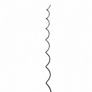 Paradicsomkaró acél 1.7m zöld festett 140183 Tomato spiral epoxy