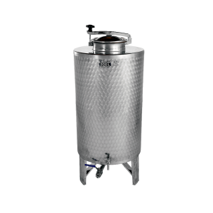 Olajtartály inox 200L Zottel