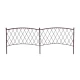 Fém ágyásszegély, festett 0,4x1m Barna Classic Metal Border