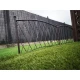 Fém ágyásszegély, festett 0,4x1m Barna Classic Metal Border