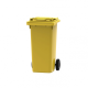 Háztartási kuka 120 L SÁRGA kerekes